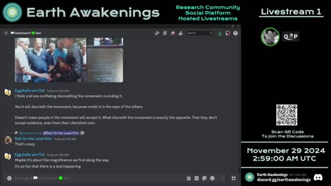 Earth Awakenings - Livestream 1 - #2018