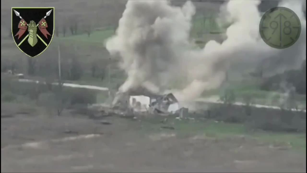 Direct Hit on a Russian Outpost