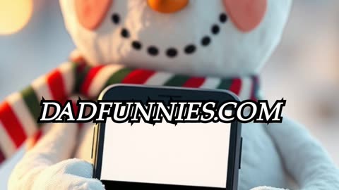 DadFunnies.com Dad Tells A Snowman Joke @DadJokes #Dad #DadJokes #Humor #DadJoke #Family #dadhumor
