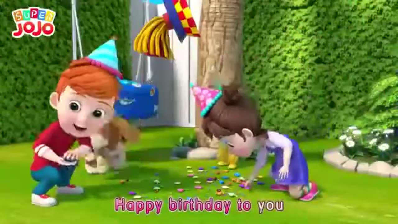 Happy Birthday Song Happy Birthday To You Super JoJo Nursery Rhymes Kids Songs