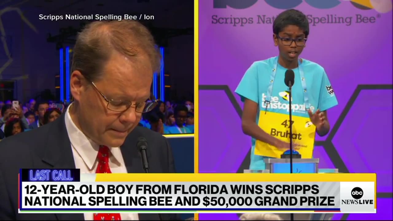 12-year-old wins Scripps National Spelling Bee ABC News