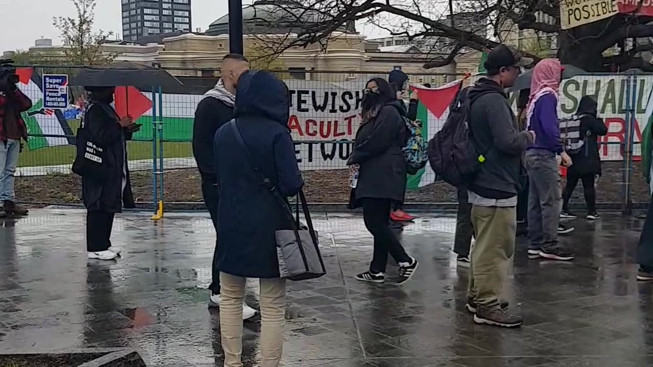 PRO NWO PROTEST AT U OF T TORONTOSTAN