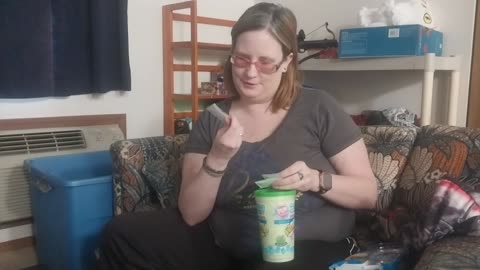 My Sister's Reaction To Warheads Cotton Candy