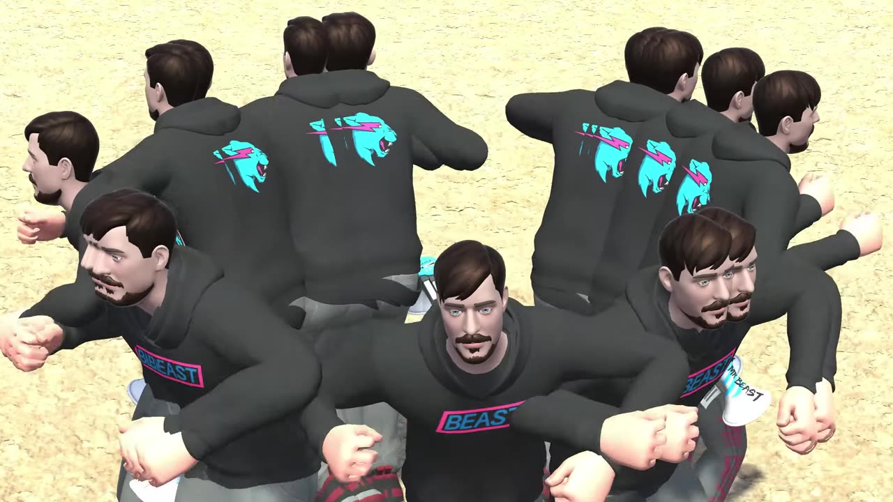 OHIO Mr Beast x1 to x999 #shorts #viral #funny #dance