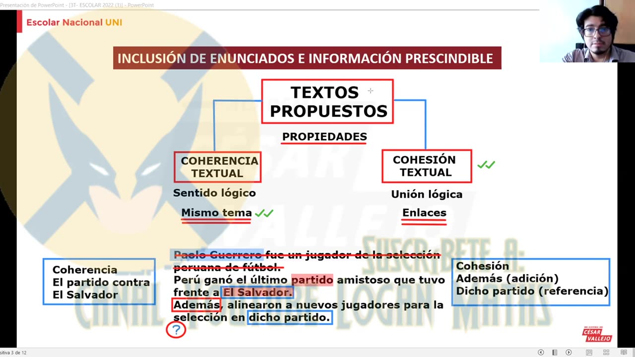 ESCOLAR NACIONAL UNI | Semana 03 | Habilidad Verbal | Álgebra