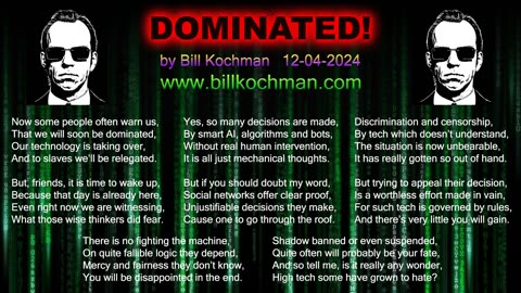 Dominated! -- a song by Bill Kochman.