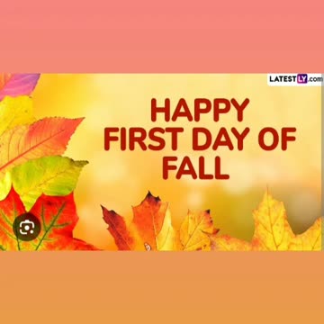 First day of fall autumn 2024 9/23/24