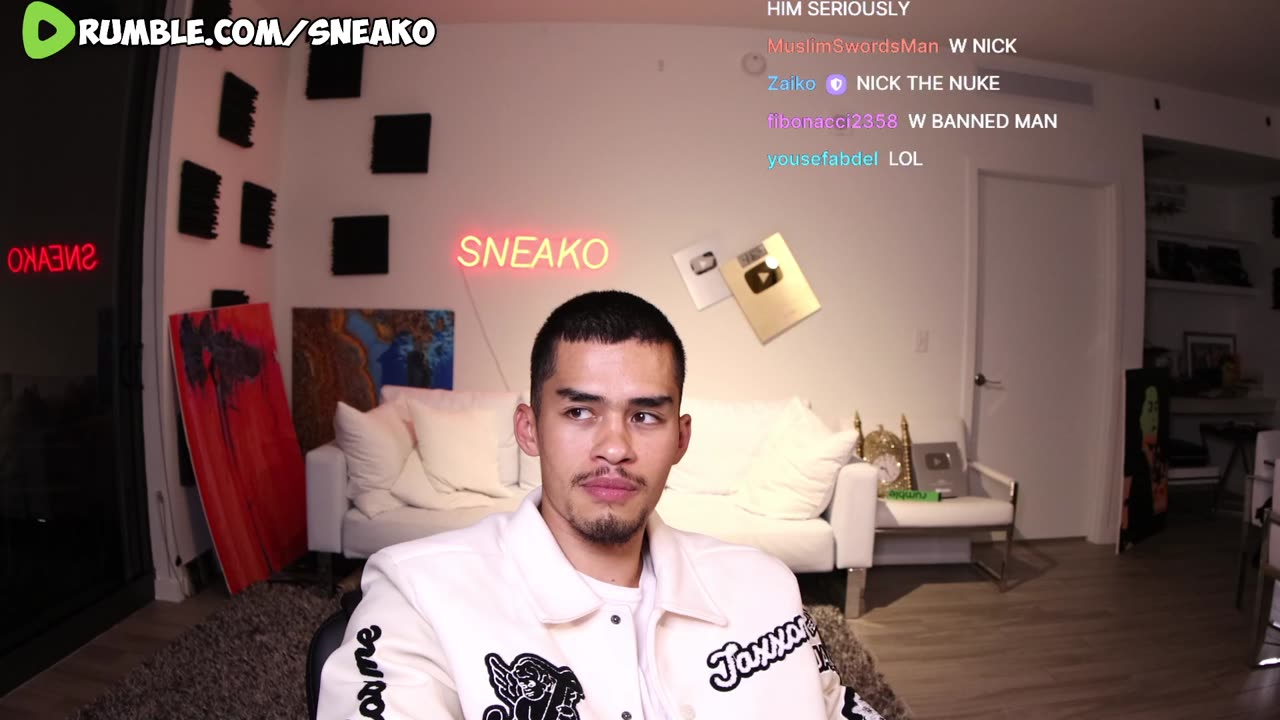 NICK FUENTES Calls into SNEAKO's Stream (Post Space)