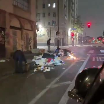 🚨 Los Angeles inner city looks more like a 3rd World Country every single day.