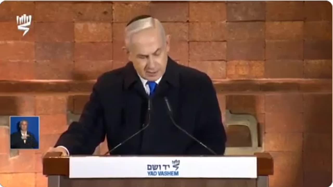 Netanyahu Speaks on Yom Hashoah, Holocaust Remembrance day About Gaza