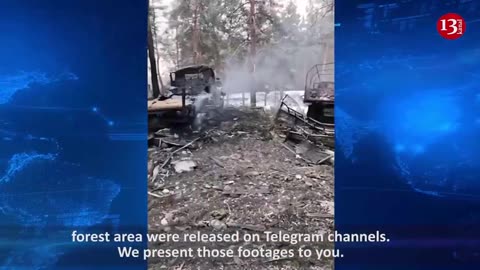 "Their equipment still burning, they abandoned everything” - Attack on Russians’ position in forest