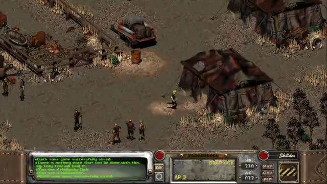 fallout 2 resto proj p2 - I got a car and a speed loader for my magnum and a ghoul manservant