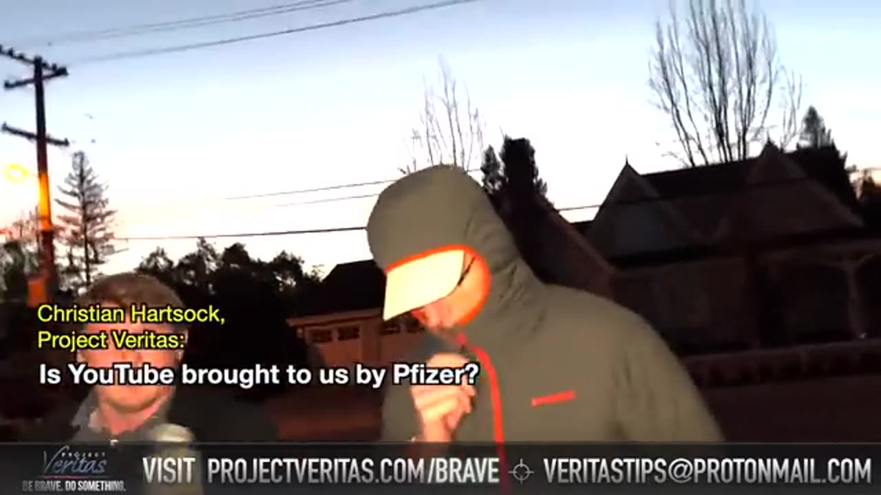 Youtube director that banned the Veritas Pfizer video is accosted on the street By Veritas