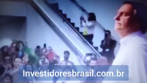 Bolsonaro com gritos de mito em Boca Raton