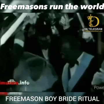Freemason boy bridal ceremony.