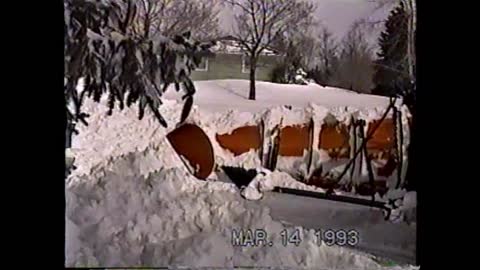 Plowing Valiant Dr. Circle Henrietta, NY In the winter of 1993