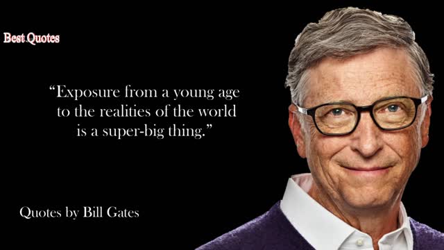 Inspirational Quote by Bill Gates || QUOTES || Motivation