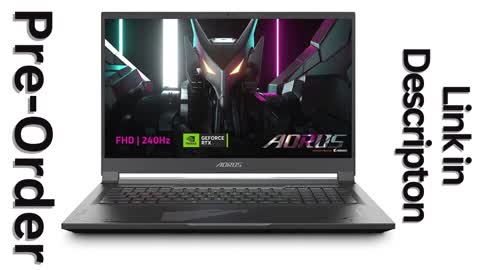 GIGABYTE AORUS 17X 17 3 Thin Bezel QHD 2560x1440 240Hz Display Pre-Order #gigabyte Gaming Laptop