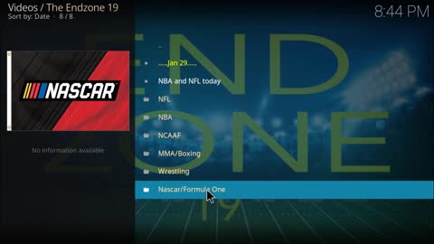 The Endzone Kodi Addon