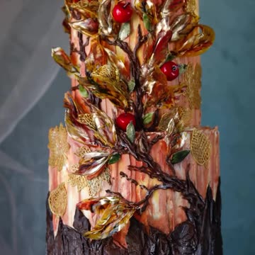 Мастер-класс🍂🍁Осенние листья из рисовой бумаги