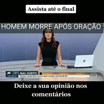 Homem morre apos ORAÇÃO