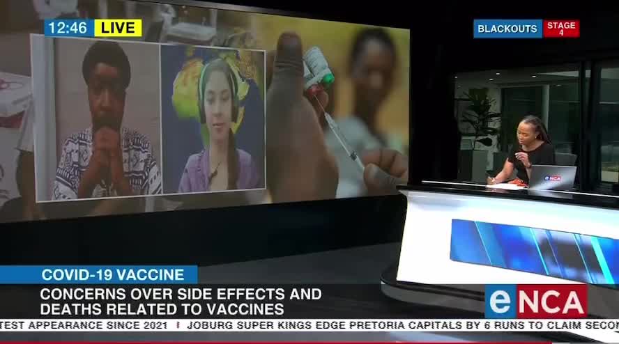 Calls to suspend covid 19 vaccines in South Africa because of safety concerns hits mainstream news