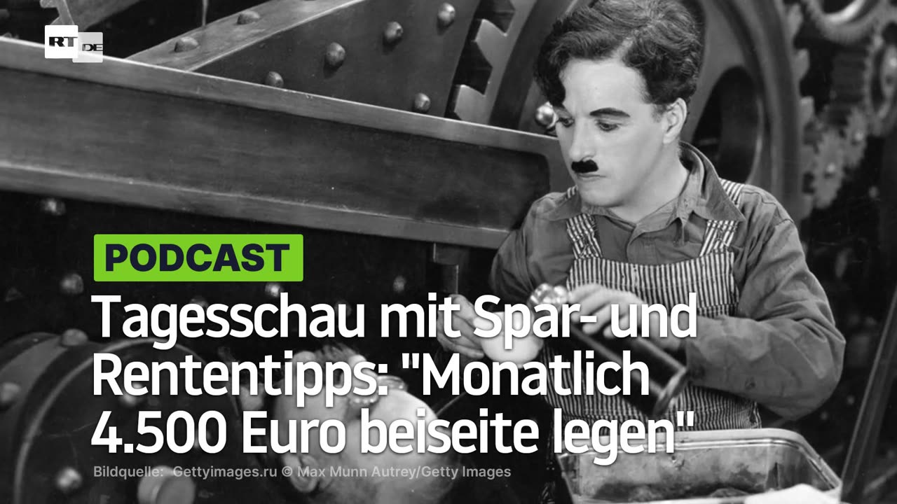 Tagesschau mit Spar- und Rententipps: "Monatlich 4.500 Euro beiseite legen"