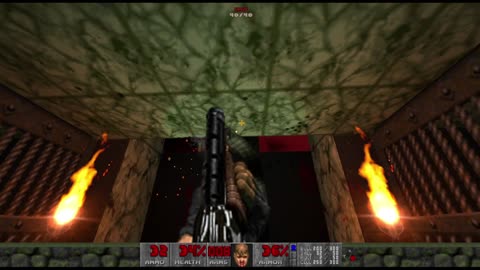 Brutal Doom 2 - Hell on Earth - Pistol Start - Hard Realism - Bloodfalls (level 25)
