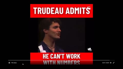 JUSTINE TRUDEAU CAN'T COUNT!!!! MUST SEE!!!!!