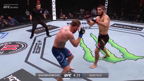 MMA FIGHT - KHABIB VS GAETHJE FULL FIGHT.