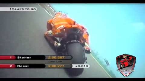 STONER VS ROSSI - Motogp Shanghai 2007