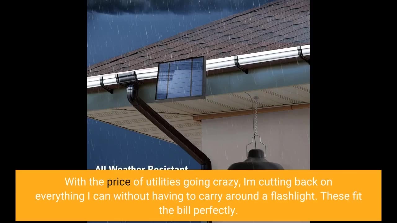 Whousewe Solar Pendant #Lights Solar #Lights Outdoor-Overview