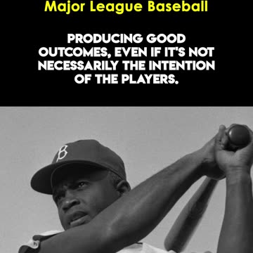 Who Desegregated the MLB: Jackie Robinson or the Marketplace?
