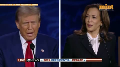 Kamala Harris vs. Donald She Steal Ideas "Debete"