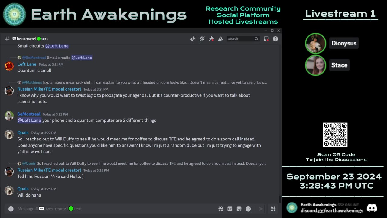 Earth Awakenings - Livestream 1 - #1883