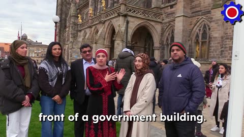 Waving the Palestinian flag high in Rochdale