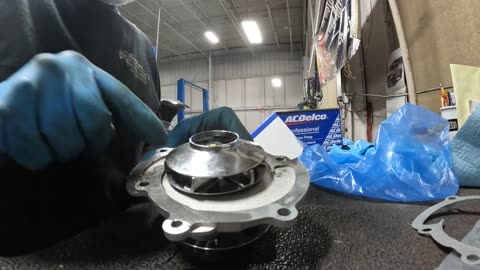 2014 chevy traverse water pump replacement part 4