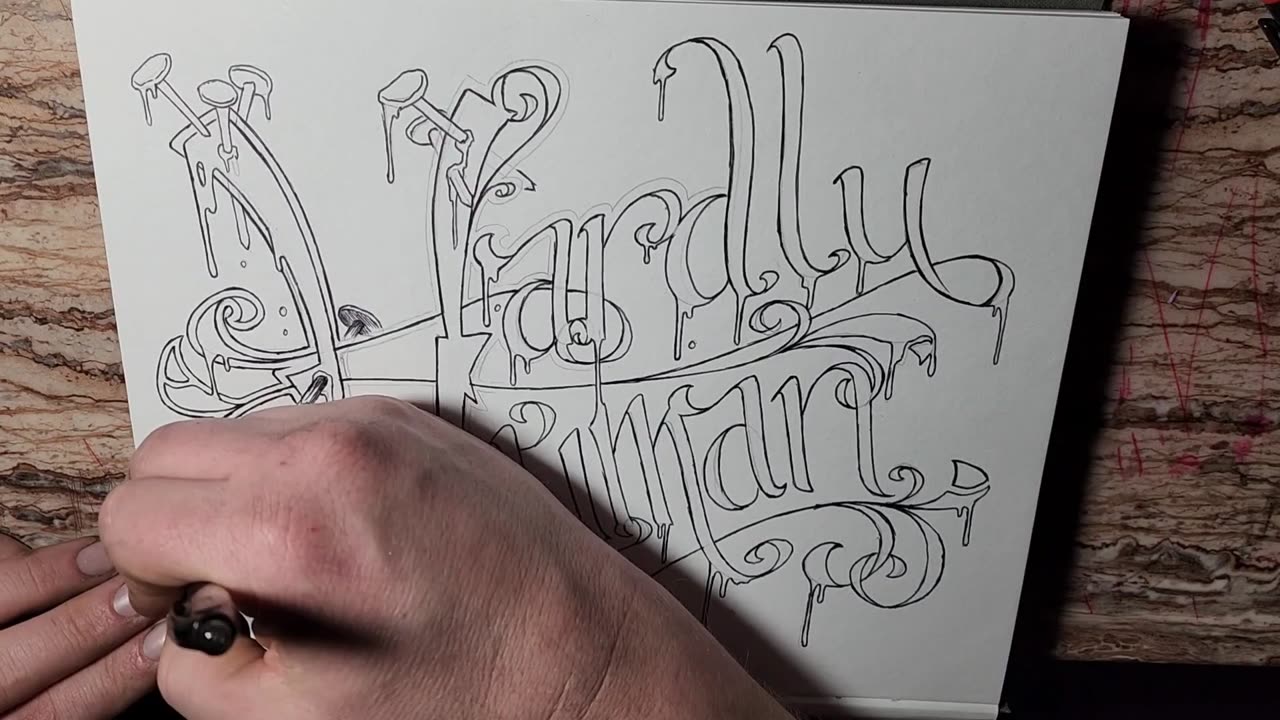 Hardly Human drawing