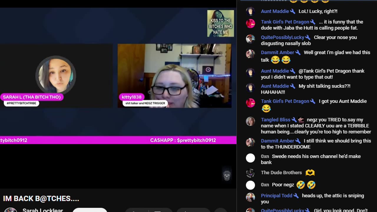 Sarah Locklear and Kitty1838 Stream Snipe Negz