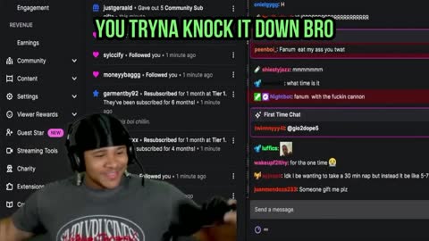 FANUM SHARES SOME RIZZDOM AND GOOD LUCK CHECKING DUKES PHONE