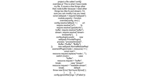 UnhandledSchemeError What is this nodebuffer error and how do I solve it