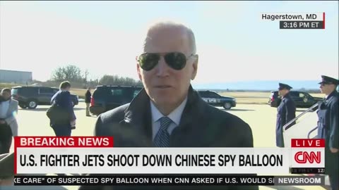 Joe Biden on takedown of Chinese spy balloon