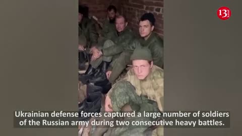 Up to 20 Russians abandoned by their commander SURRENDER during the fight