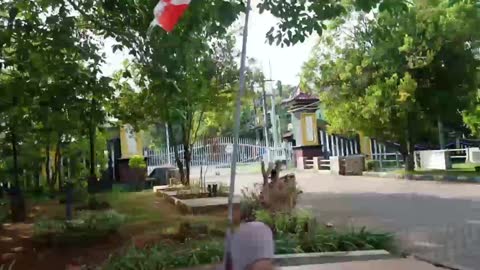 RINdangnya keindahan taman kota bangkalan