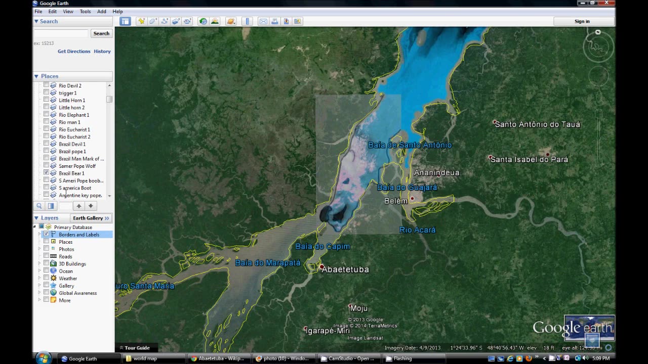 Brazil Abaetetuba Sinkhole HAARP