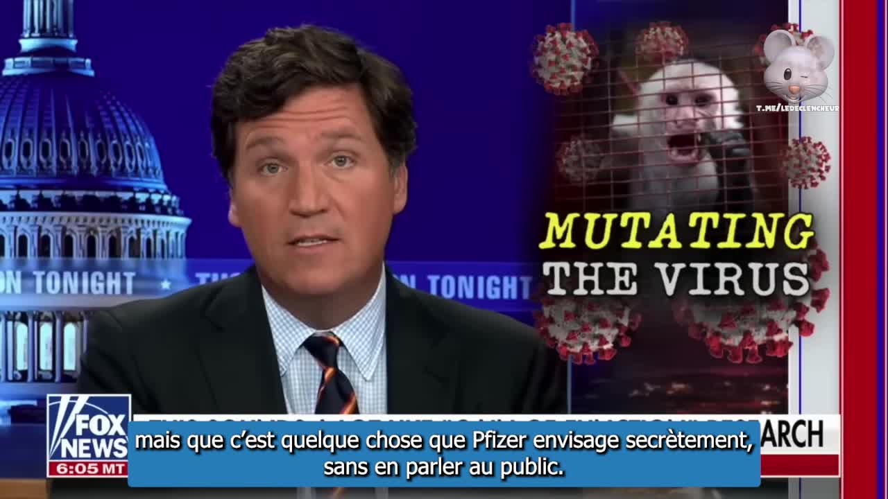 Tucker Carlson sur les révélations d'un cadre Pfizer à Project Veritas