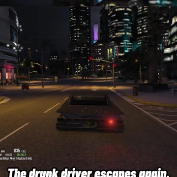 Drunk driver escapes in GTA RP 😂