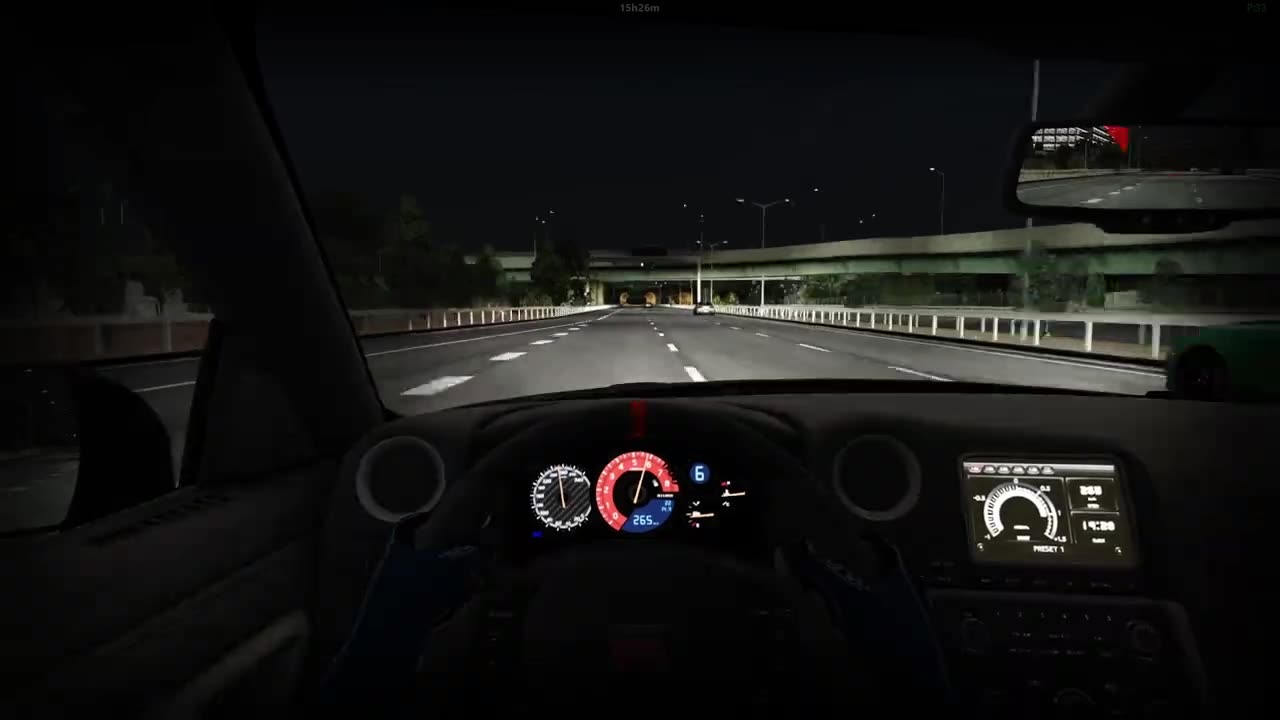 ACELERANDO NO TRANSITO GTR 300KM/H- ASSETTO CORSA - G29