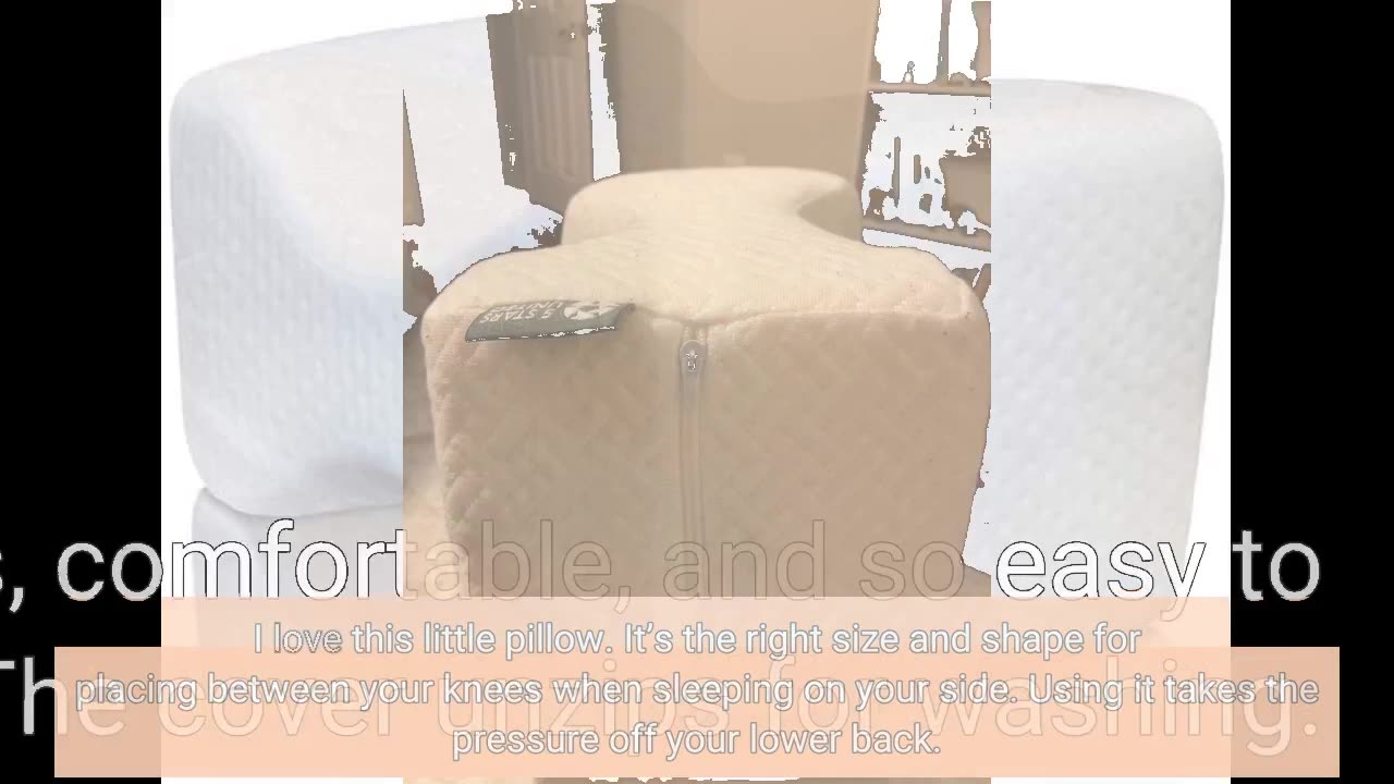 Knee #Pillow for Side Sleepers - 100% Memory-Overview