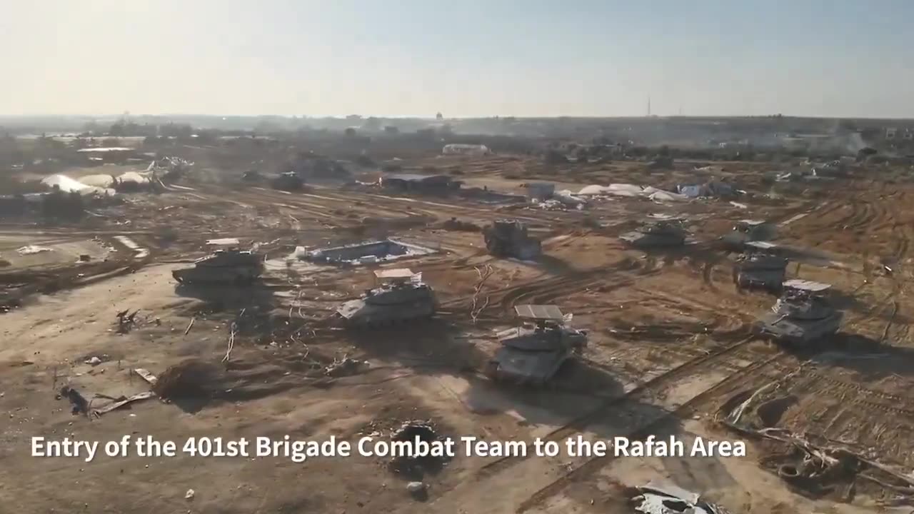 Footage released today by the Israel Defense Force in Rafah